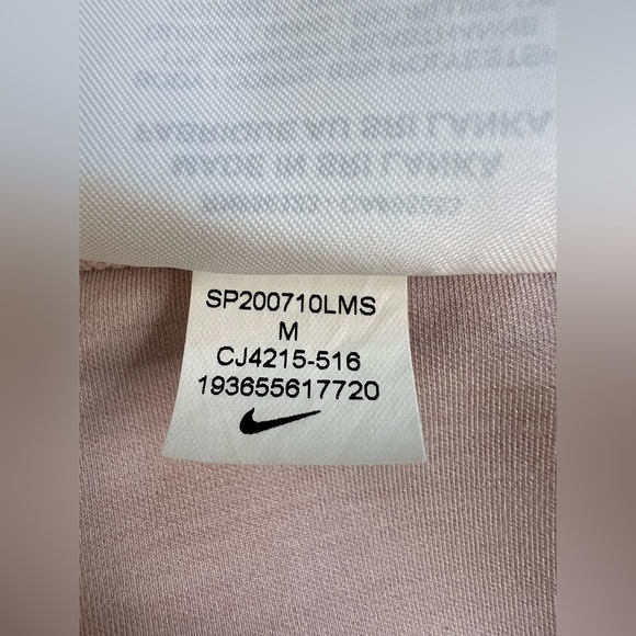 Nike Womens Yoga Wrap High Waist Leggings Plum Chalk‎ Barely Rose Medium - Picture 6 of 12